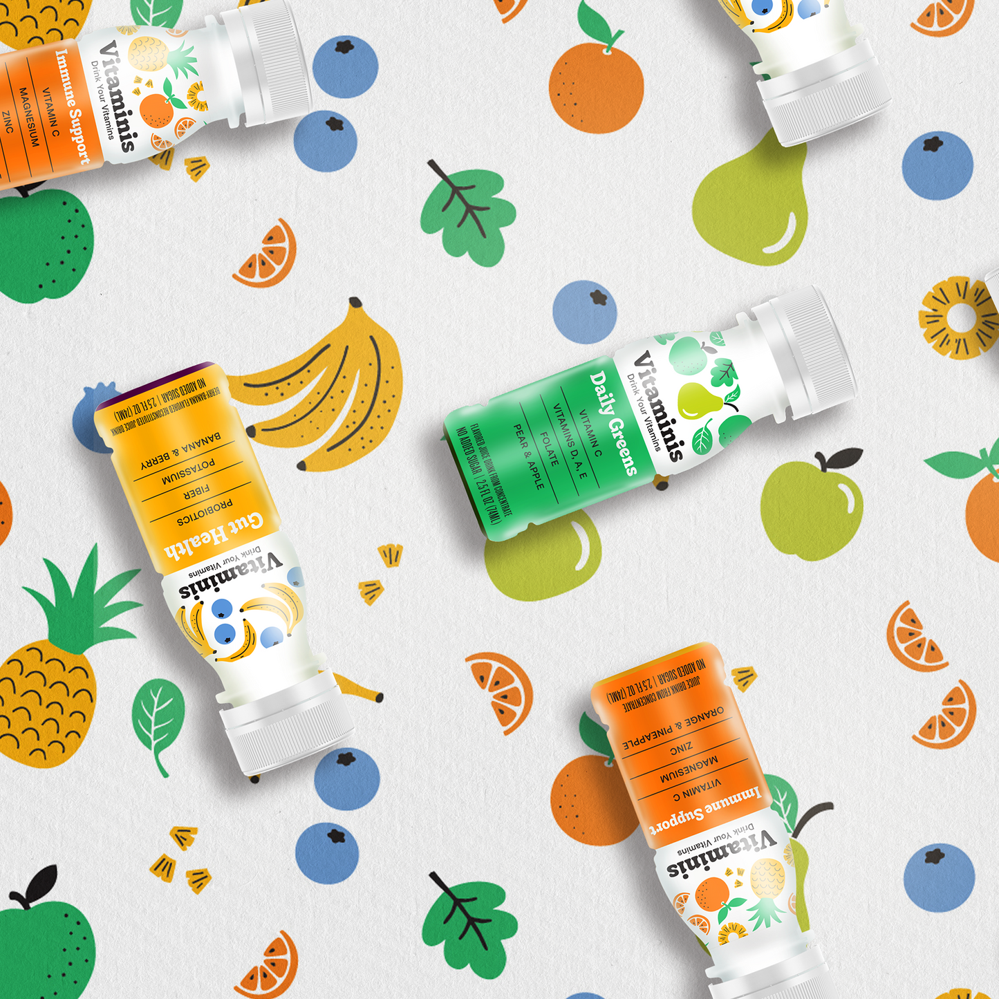 Combo Gut Health + Immune Support + Daily Greens (8 each)